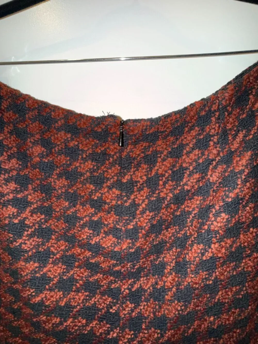 MANGO Women's Fringed Tweed Preppy A-line Mini Skirt Sz XL * NWT *